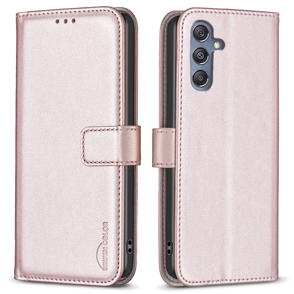 BINFEN COLOR BF17 Leather Flip Cover for Samsung Galaxy F34 5G M34 5G Wallet Stand Full Protection Phone Case BINFEN COLOR BF17 Leather Flip Cover for Samsung Galaxy F34 5G M34 5G Wallet Stand Full Protection Phone Case